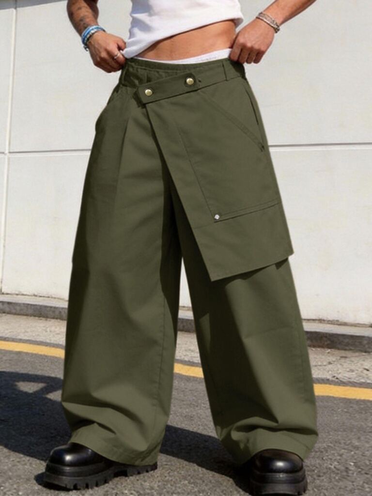Comfortable Fake Men’s Cargo Pants for Leisure - Leftover Stylz Boutique